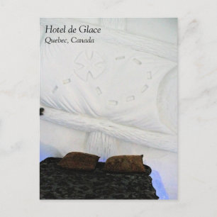 Carte Postale Salle de navire à l'Hôtel de Glace, Québec, Canada