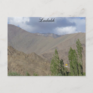 Carte Postale salle de prière bouddhiste, Saboo, Ladakh, Inde