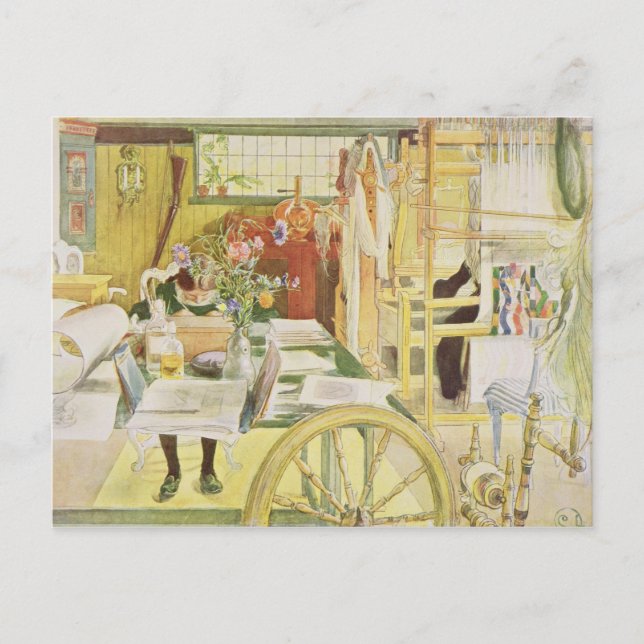 Carte Postale Salle de travail, pub. dans 'Lasst Licht Hinin' (` (Devant)