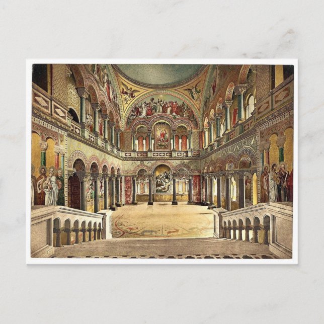 Carte Postale Salle de Trône, Château de Neuschwanstein, Haute B (Devant)