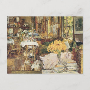 Carte Postale Salle des Fleurs de Childe Hassam, Art Vintage