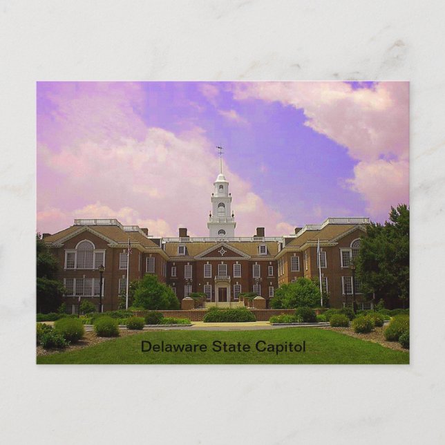 Carte Postale Salle législative Capitole d'État du Delaware à Do (Devant)