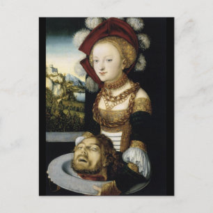 Carte Postale Salome avec le chef de John Baptist