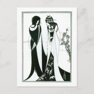 Carte Postale Salome avec sa mère, Herodias, 1894 (litho) (b/