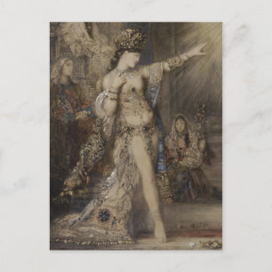 Carte Postale Salome et Apparition Détail de l'aquarelle Moreau