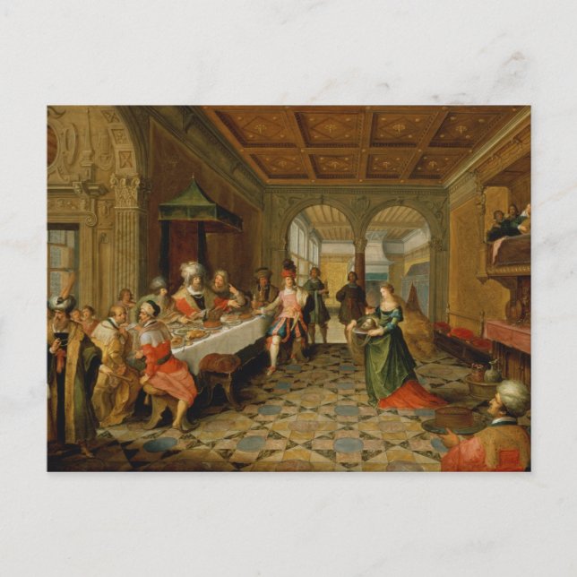 Carte Postale Salome Présenter le chef de St. John le (Devant)