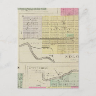 Carte Postale Salomon, Enterprise, Dillon, Detroit, Kansas