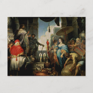 Carte Postale Salomon et la reine de Saba