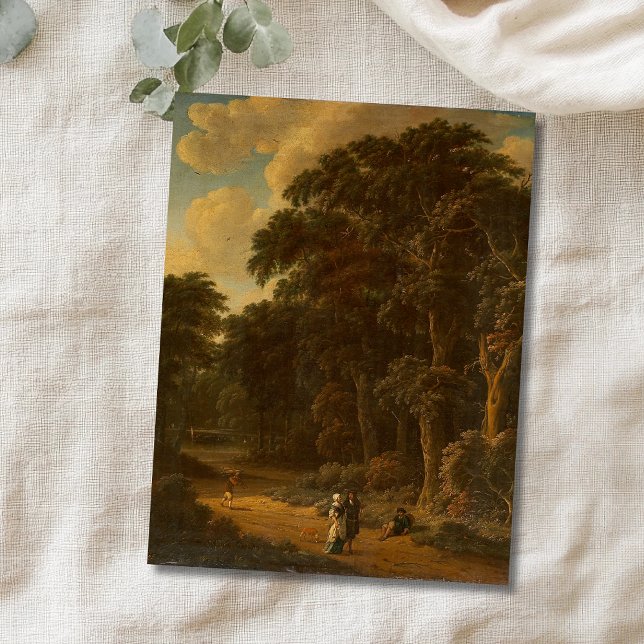 Carte Postale Salomon Rombouts - Paysage forestier avec forêt... (Créateur téléchargé)