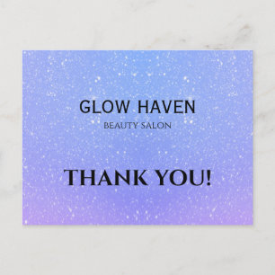 Carte Postale Salon de beauté parties scintillant Ombre