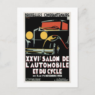 Carte Postale Salon de l'automobile