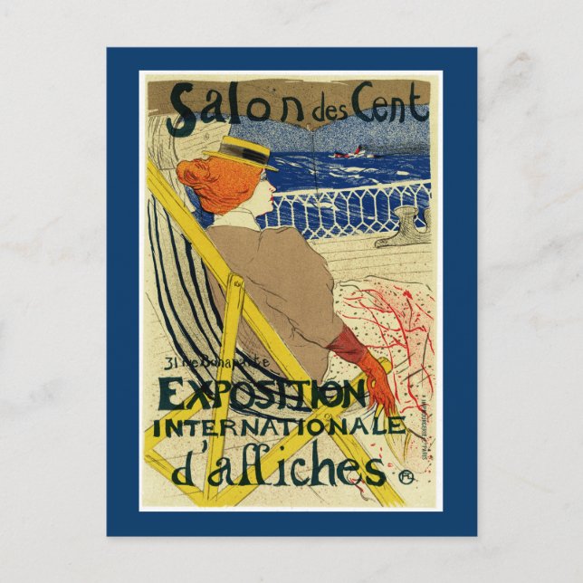 Carte Postale Salon des Cent ~ Exposition Internationale (Devant)