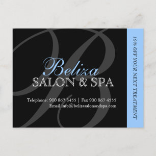 Carte postale Salon et publicité Spa