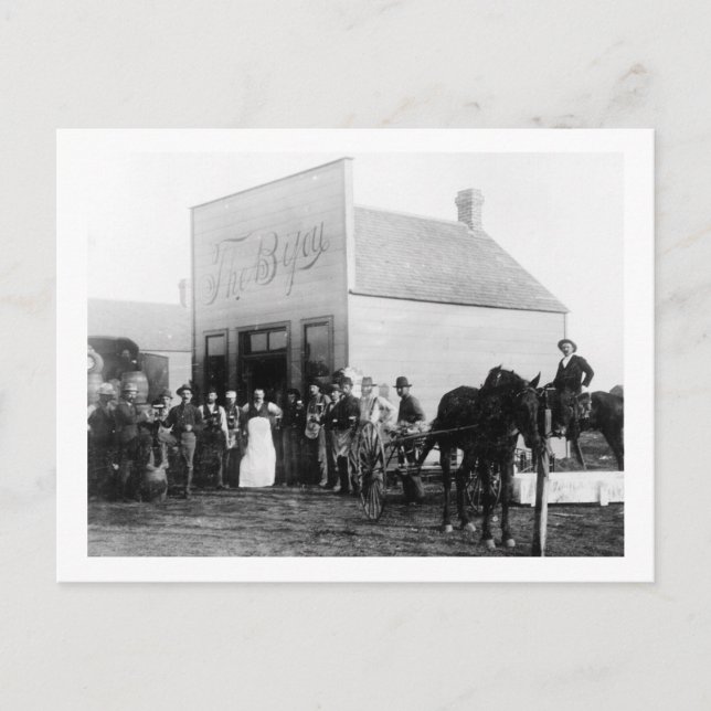 Carte Postale Salon vintage Frontier Town (Devant)