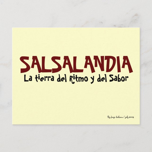 Carte Postale Salsalandia (Devant)