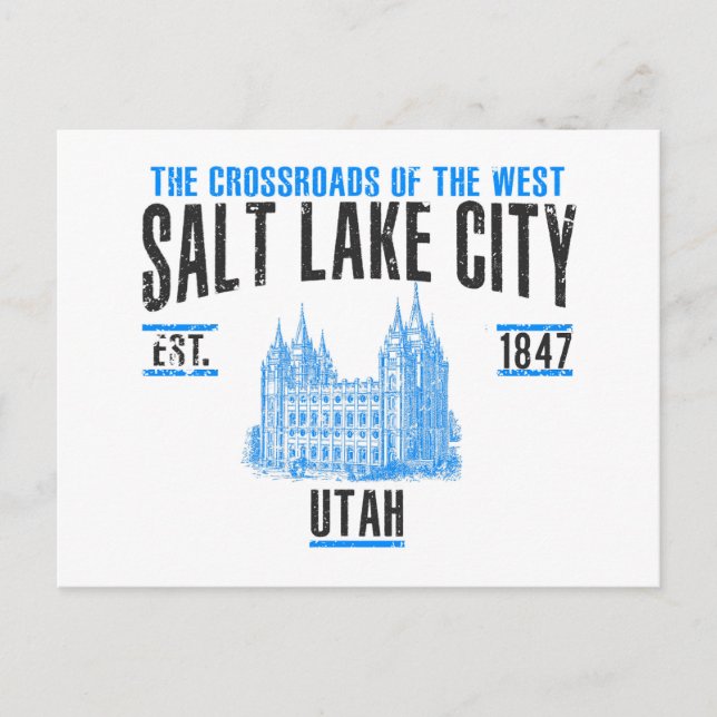 Carte Postale Salt Lake City (Devant)