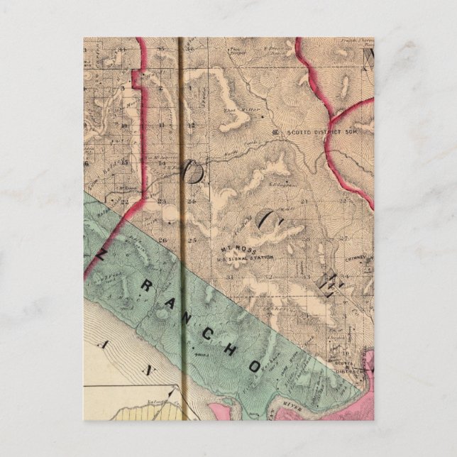 Carte Postale Salt Point, Océan, Mendocino, Redwood, Bodega (Devant)