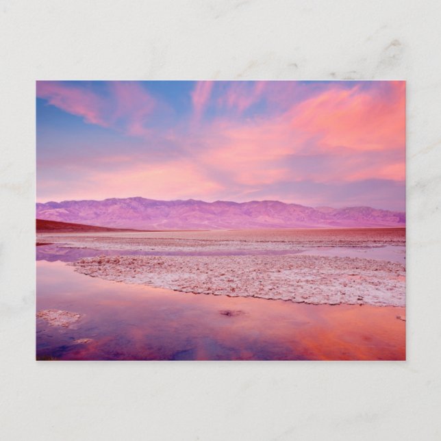 Carte Postale Salt Water Lake Death Valley (Devant)