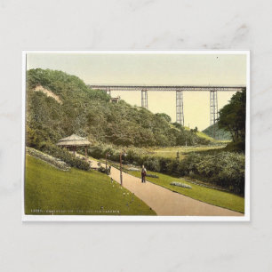 Carte Postale Saltburn-by-the-Sea, les jardins, Yorkshire, Engla