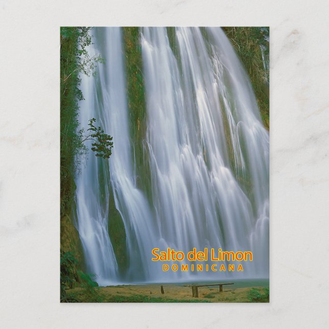 Carte Postale Salto del Limon Dominicana (Devant)