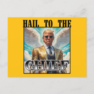 Carte Postale Salut au chef - Trump 2024