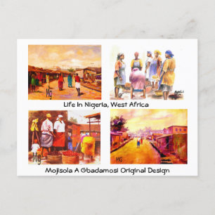 CARTE POSTALE SALUT DE L'AFRIQUE