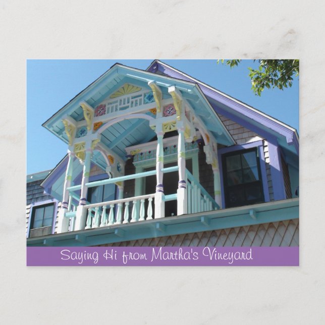 Carte Postale Salut de Martha's Vineyard Postcard (Devant)