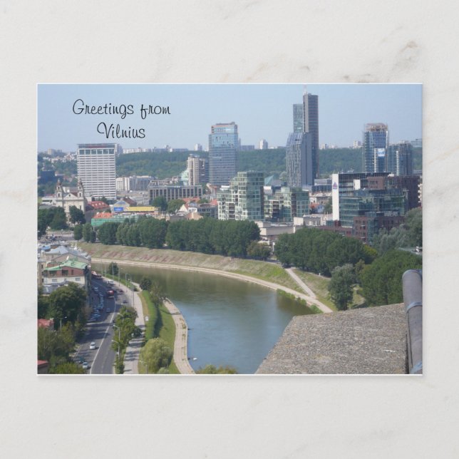 Carte Postale Salut de Vilnius (Devant)