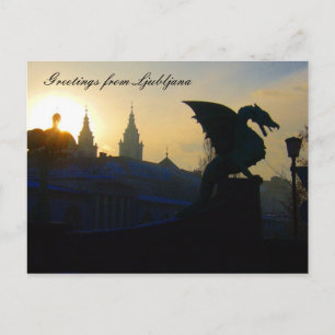 Carte Postale salut dragon