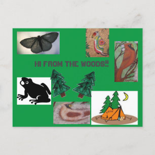 Carte Postale Salut du camp des bois