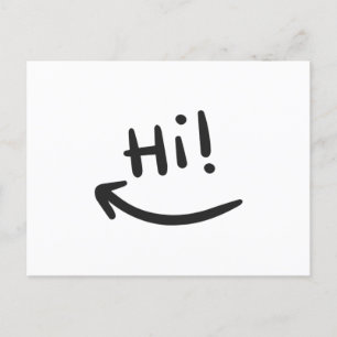 Carte Postale Salut souriant