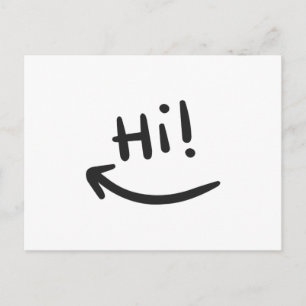 Carte Postale Salut souriant
