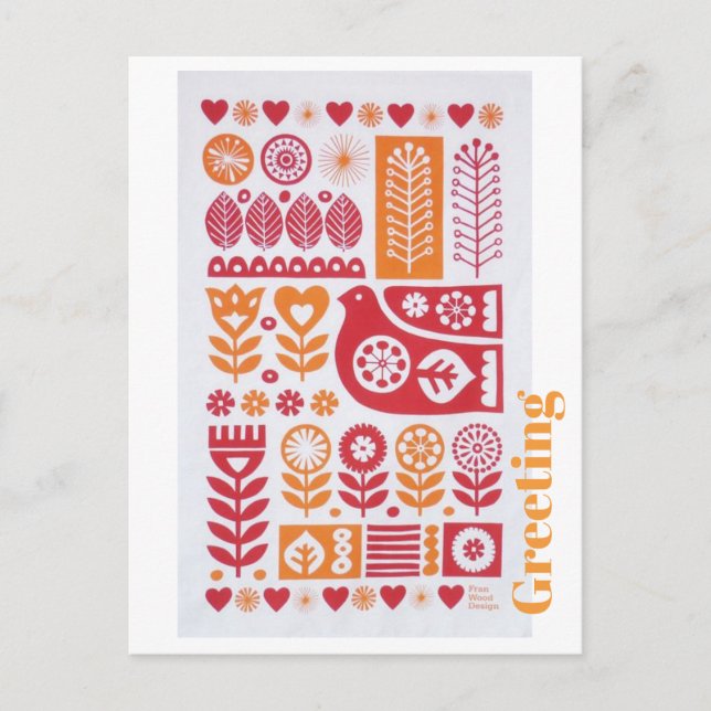 Carte postale - Salutation (Devant)