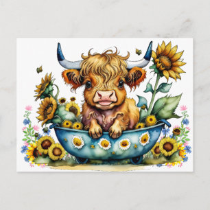 Carte Postale Salutation de campagne