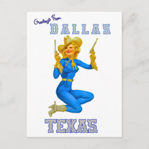 Carte Postale Salutation de Dallas Texas