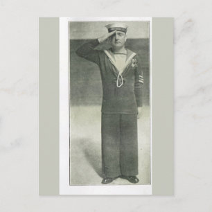 Carte Postale Salutation des marins après avoir reçu des médaill
