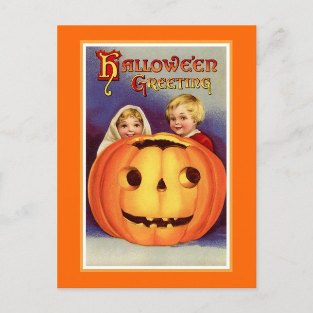 Carte Postale "Salutation Halloween" (Devant)