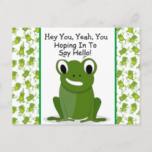 Carte Postale Salutation Mignonne