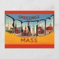 Salutation vintage à Boston