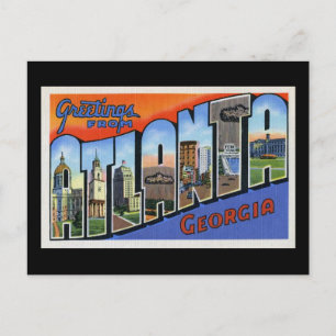 Carte Postale Salutations d'Atlanta