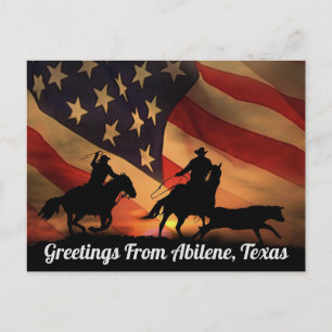 Carte Postale Salutations De Abilene, Texas Postcard