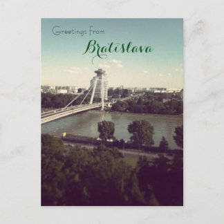 Carte Postale Salutations de Bratislava