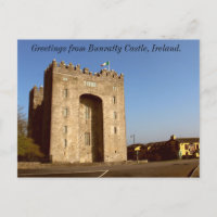 Salutations de Bunratty Castle, Irlande