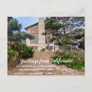 Carte Postale Salutations de Californie : "Refuge by the Sea"