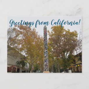 Carte Postale Salutations de Californie : The Davis Needle