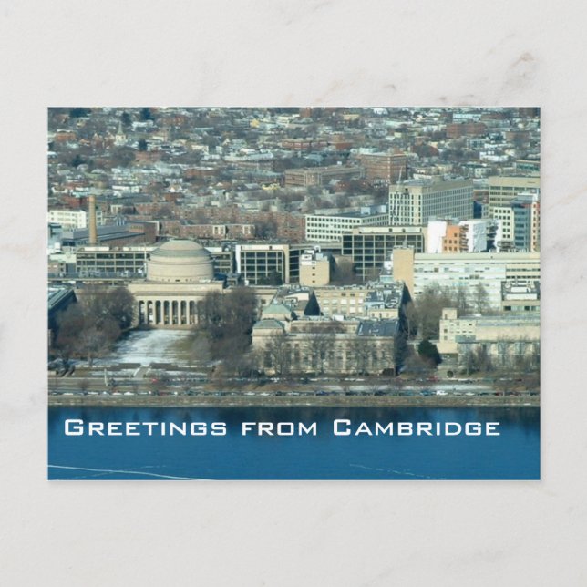 Carte Postale Salutations de Cambridge (Devant)