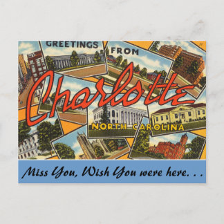 Carte Postale Salutations de Charlotte