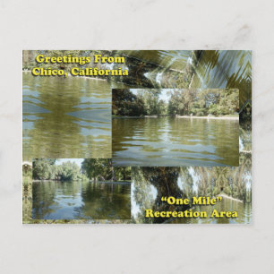 Carte Postale Salutations de Chico, Californie