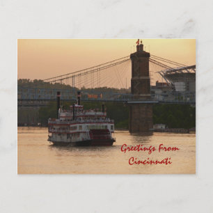 Carte Postale Salutations de Cincinnati