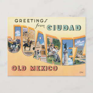 Carte Postale Salutations De Ciudad Juarez